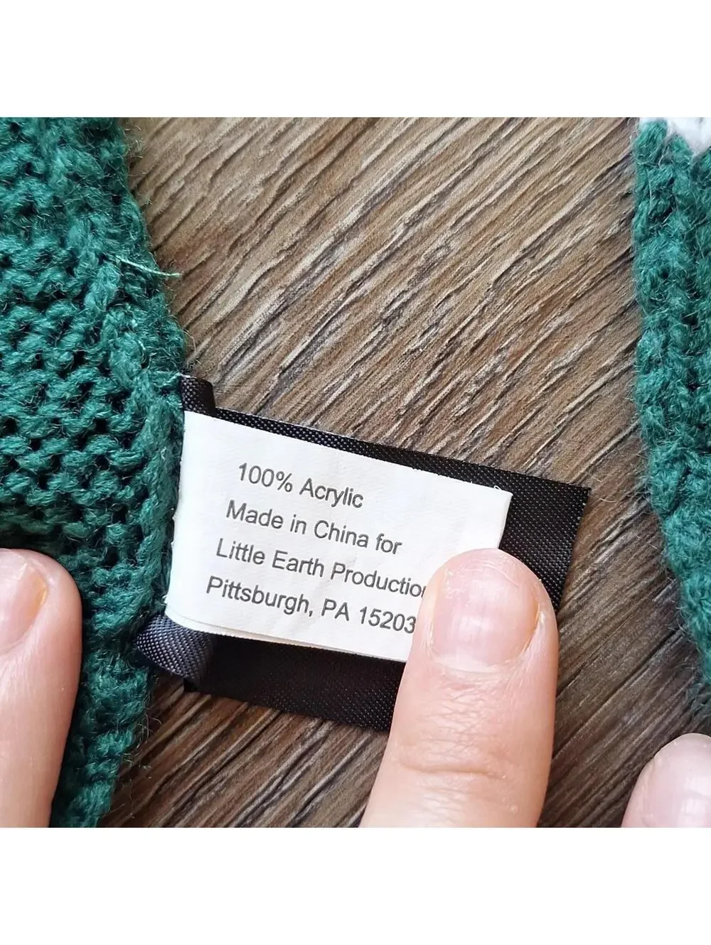Michigan State University Green And White Scarf